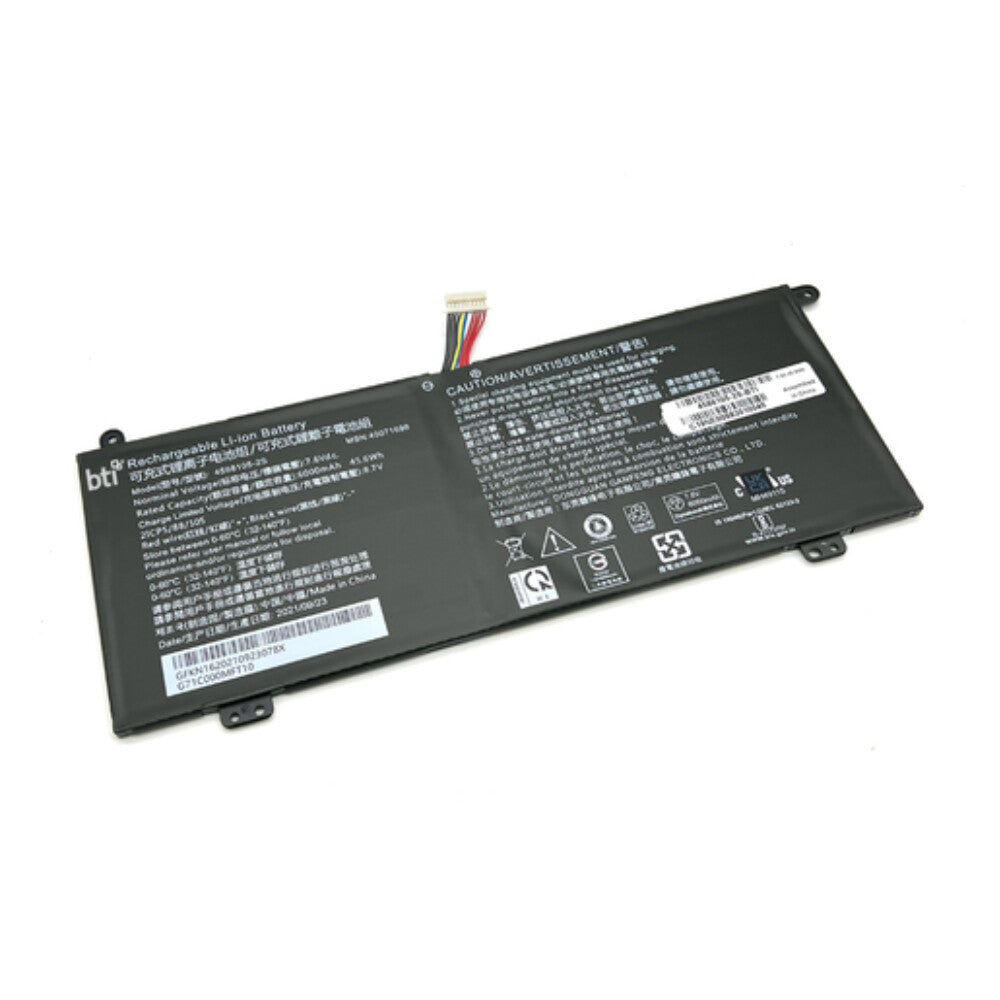 BTI 4588106 compatible 45.6Wh 2-cell battery for TOSHIBA SATELLITE PRO C40-G C40-H C50-E C50-G C50-J