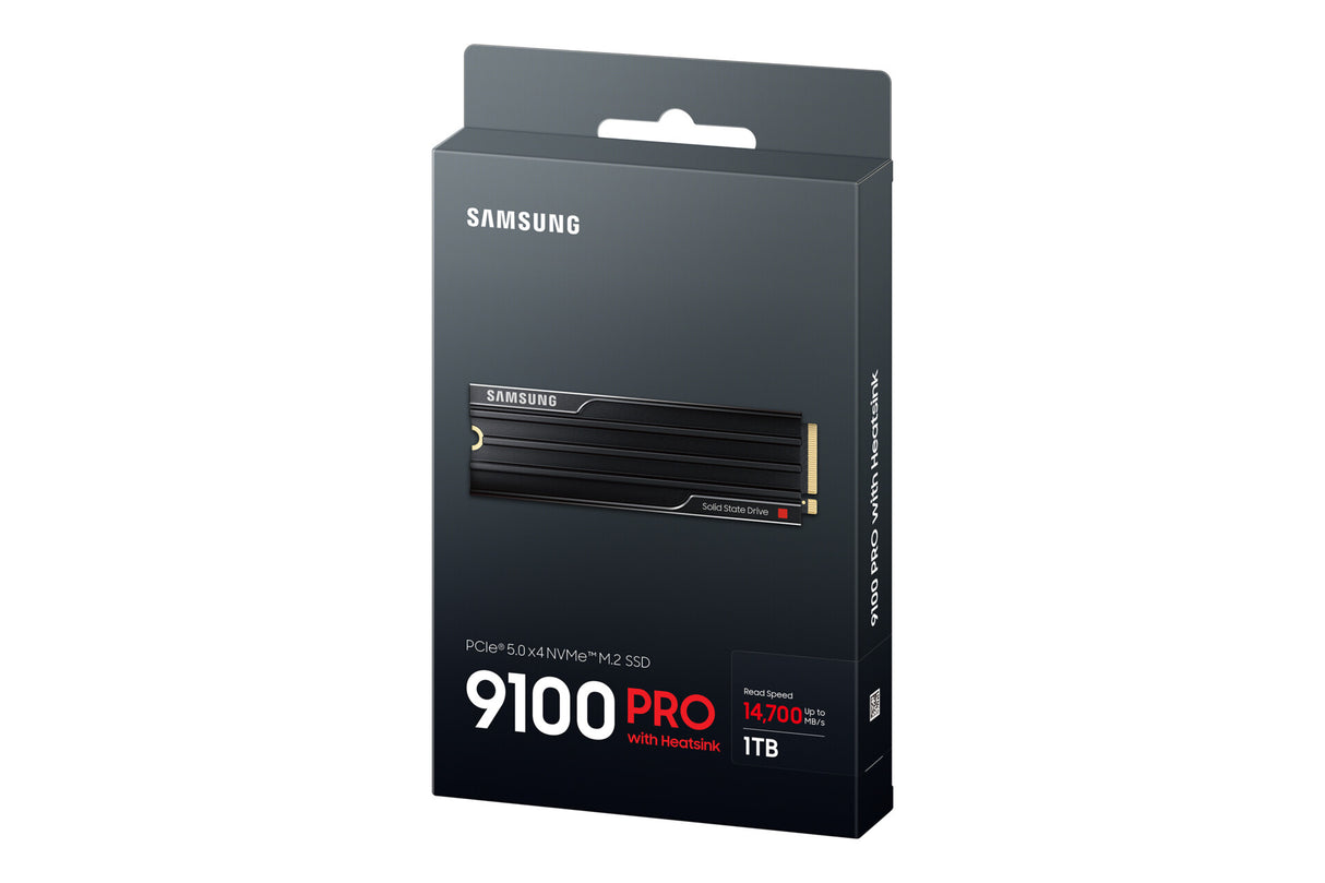 Samsung 9100 PRO Heatsink PCIe® 5.0 NVMe™ M.2 SSD - 1 TB