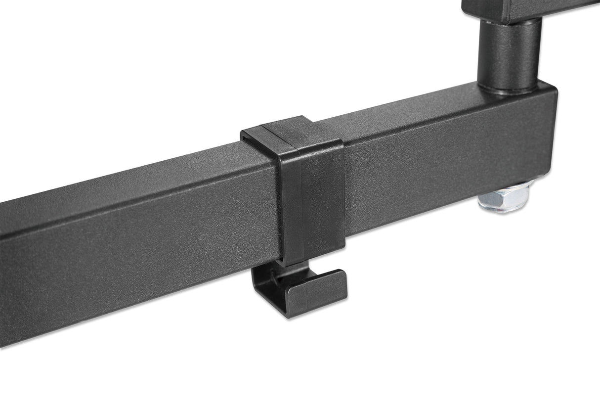 Manhattan Wall Mount for TV & Monitors (Full Motion), For screens 32" to 55", VESA compatibility: all between 100x100mm to 400x400mm - check the dimensions of the four mounting holes on back of screen to ensure it fits, Max 30kg, Black, Bracket