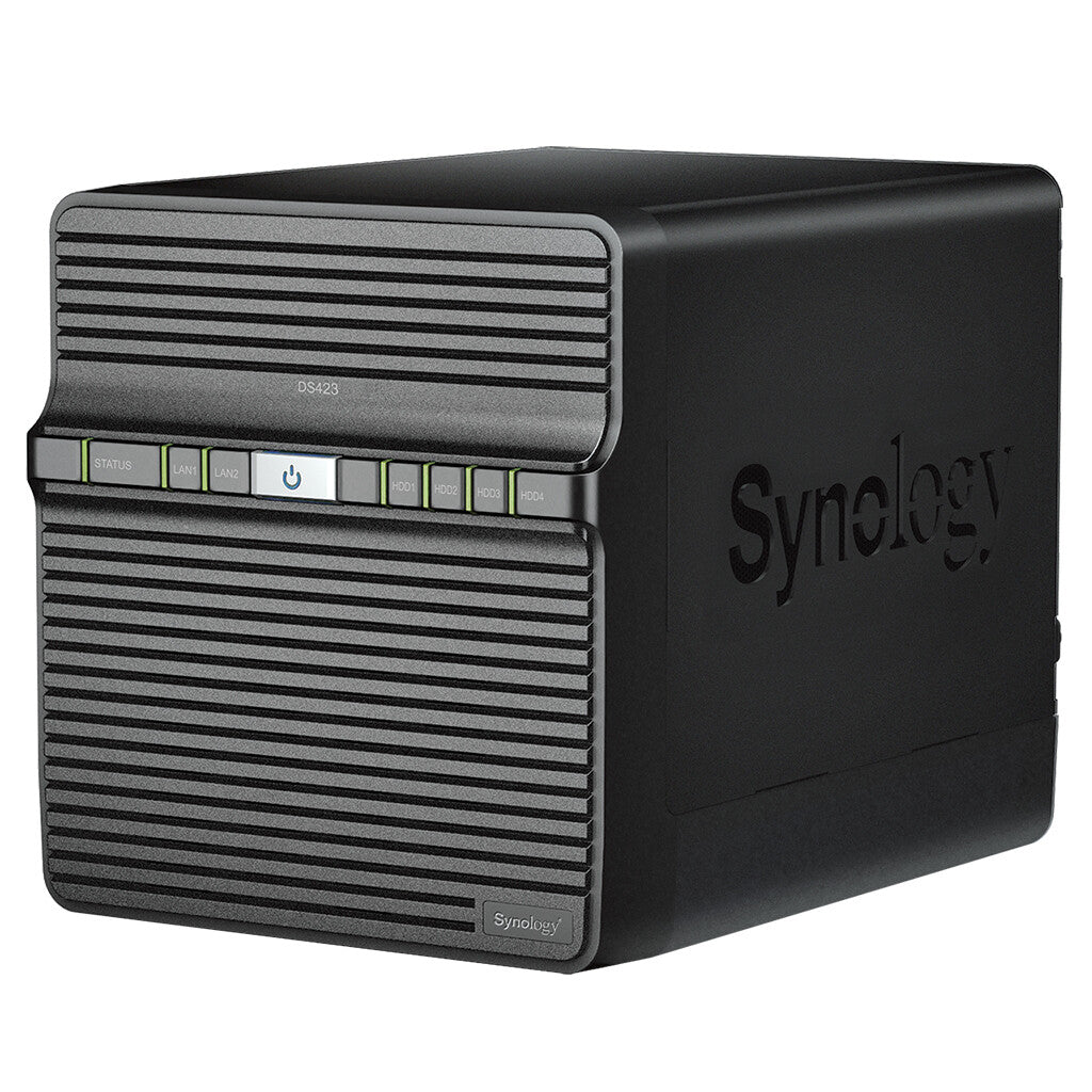 Synology DiskStation DS423 NAS Desktop Realtek RTD1619B 2 GB DDR4 16 TB HDD DiskStation Manager Black