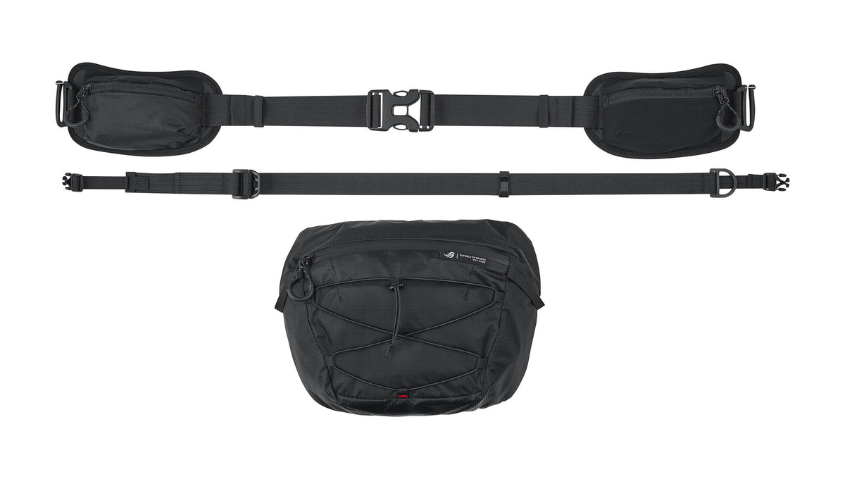 ASUS ROG Archer ErgoAir backpack Gaming backpack Black EVA (Ethylene Vinyl Acetate), Lycra, Nylon