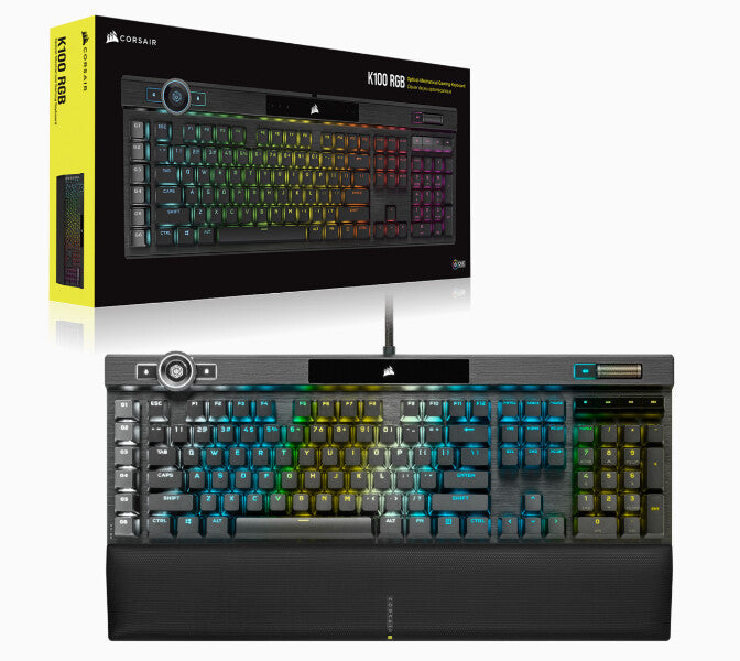 Corsair K100 RGB keyboard Gaming USB QWERTY UK English Black