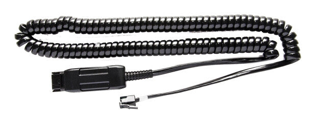 V7 BL-12+P telephone cable 2 m Black