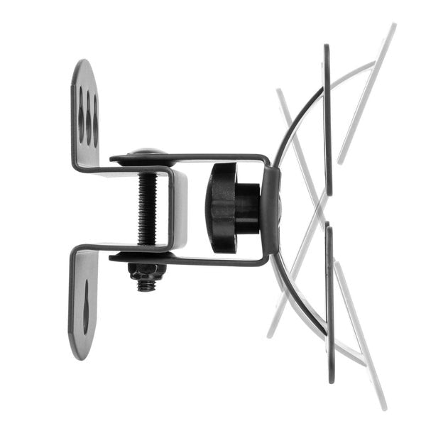 Manhattan Pivoting Wall Mount for TV & Monitors (Tilt and Swivel), For screens 13" to 27", VESA compatibility: all between 75x75mm and 100x100mm - check the dimensions of the four mounting holes on back of screen to ensure it fits, Single Stud Bracket, Ma