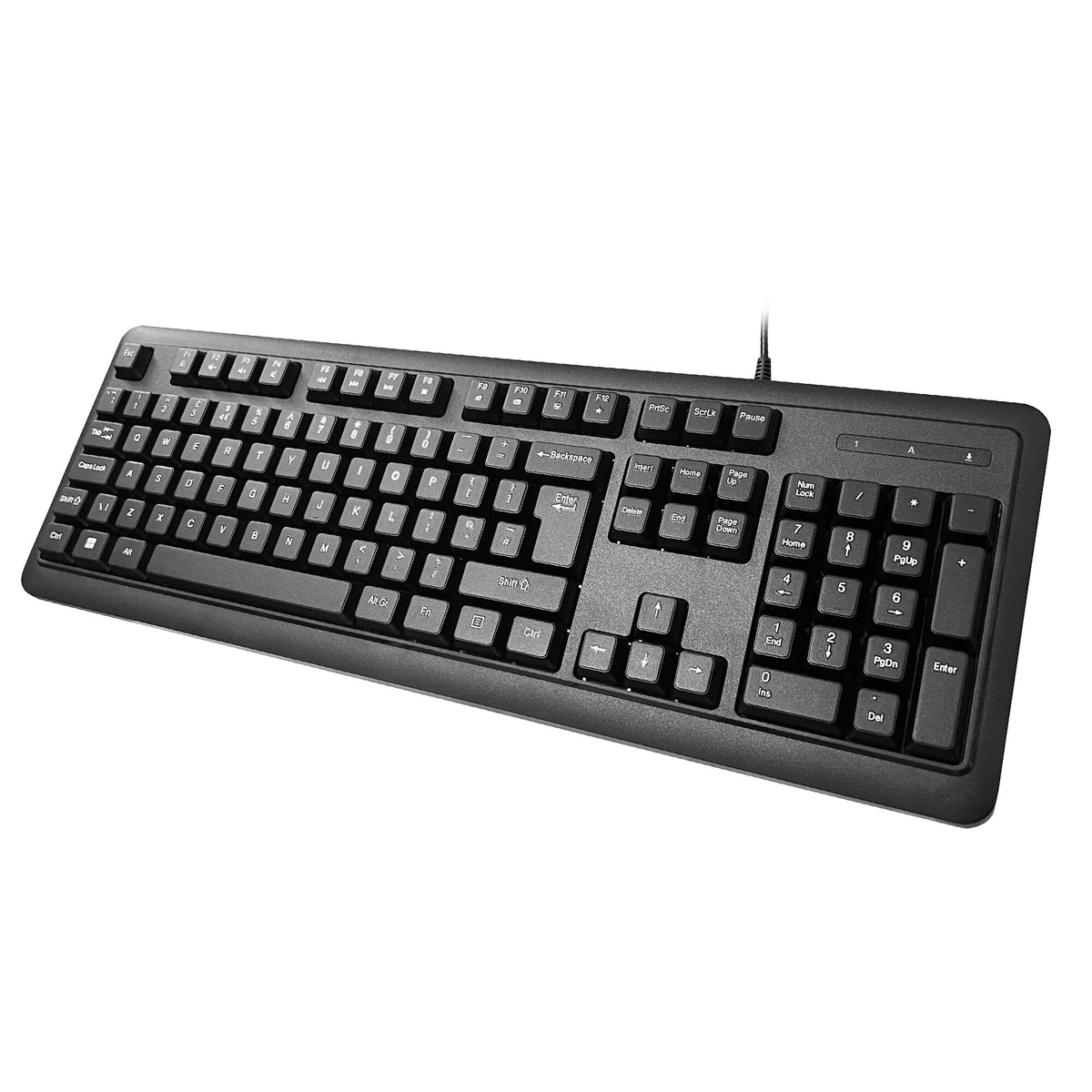 VIDA CORPORATE 2IN1 USB KBOARD MOUSE keyboard Mouse included Home/Office QWERTY UK English Black