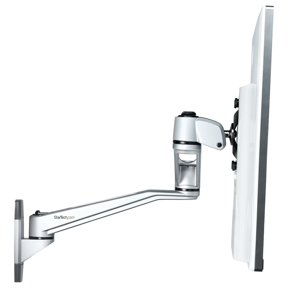 StarTech.com Wall Mount Monitor Arm - Articulating Ergonomic VESA Wall Mount Monitor Arm - 20" (52cm) Long - Single Display up to 34 inch - Swivel/Tilt/Rotate - Adjustable Screen Mount