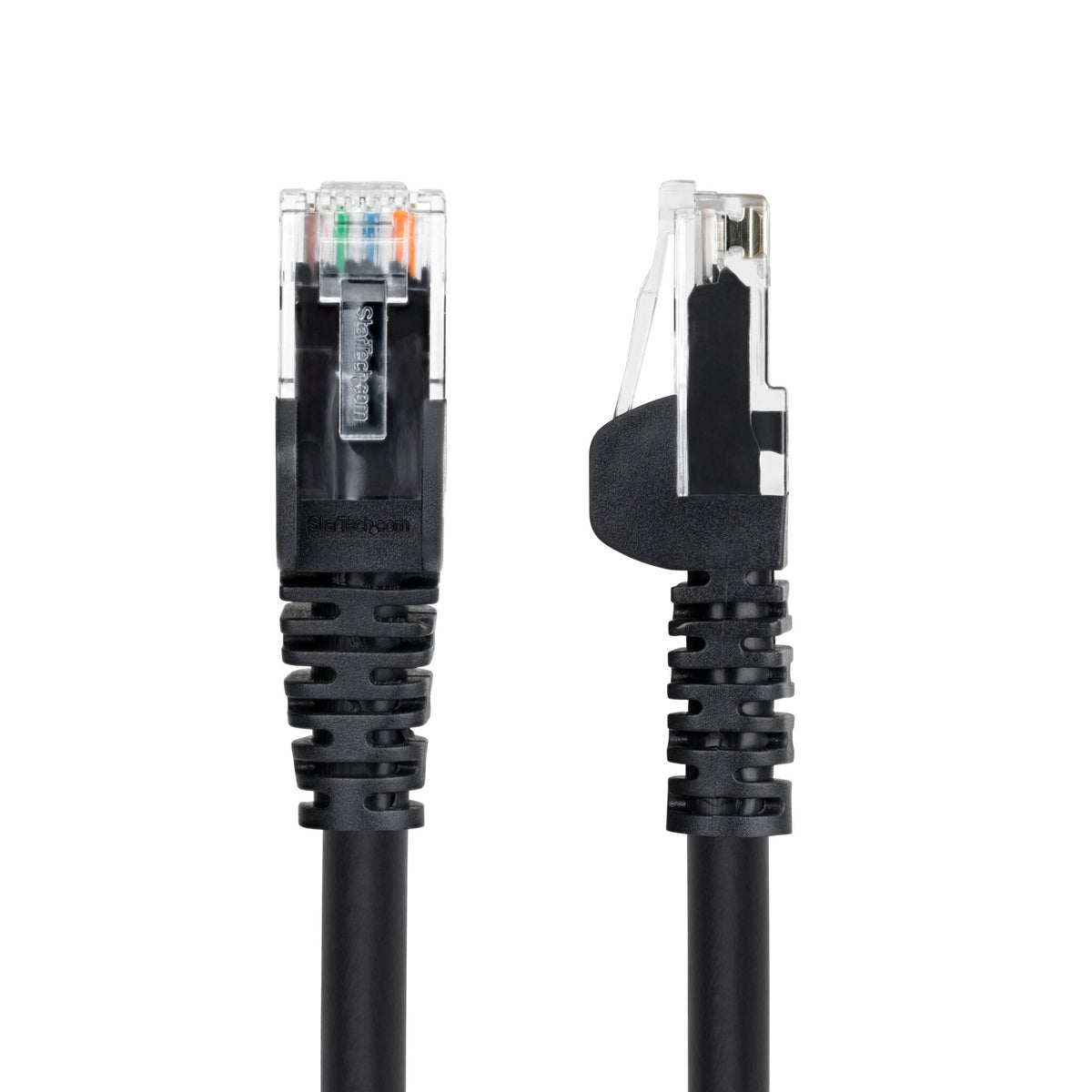 StarTech.com 7m Black Cat6 Ethernet Cable, Snagless, 100W PoE, UTP, 24AWG Pure Bare Copper Wire, RJ45 Network Patch Cord w/Strain Reliefs, Individually Tested