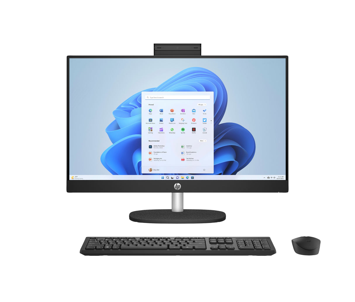 HP 24 -cr0063na PC Intel® Core™ i3 i3-N300 60.5 cm (23.8") 1920 x 1080 pixels All-in-One PC 8 GB DDR4-SDRAM 256 GB SSD Windows 11 Home Wi-Fi 6 (802.11ax) White