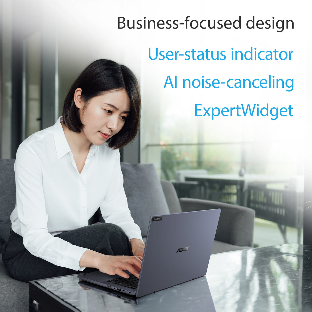 ASUS ExpertBook B5 B5402CBA-KIi5X Intel® Core™ i5 i5-1240P Laptop 35.6 cm (14") Full HD 8 GB DDR5-SDRAM 256 GB SSD Wi-Fi 6E (802.11ax) Windows 11 Pro Black