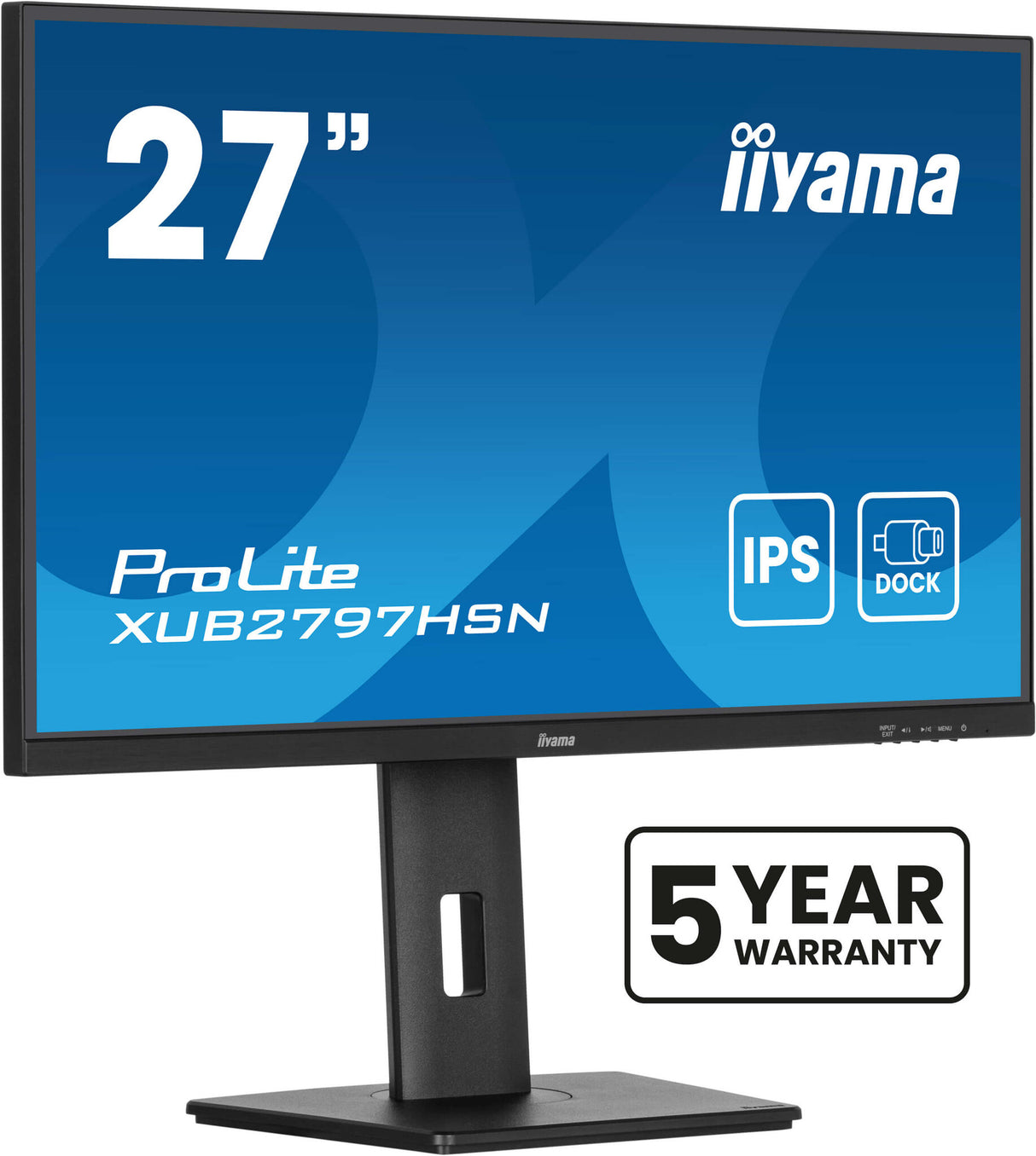 iiyama ProLite XUB2797HSN-B2 computer monitor 68.6 cm (27") 1920 x 1080 pixels Full HD LED Black