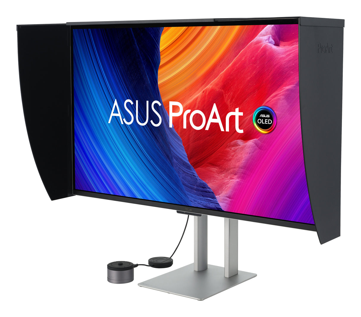 ASUS ProArt OLED PA32UCDMR-K computer monitor 80 cm (31.5") 3840 x 2160 pixels 4K Ultra HD QD-OLED Black, Silver
