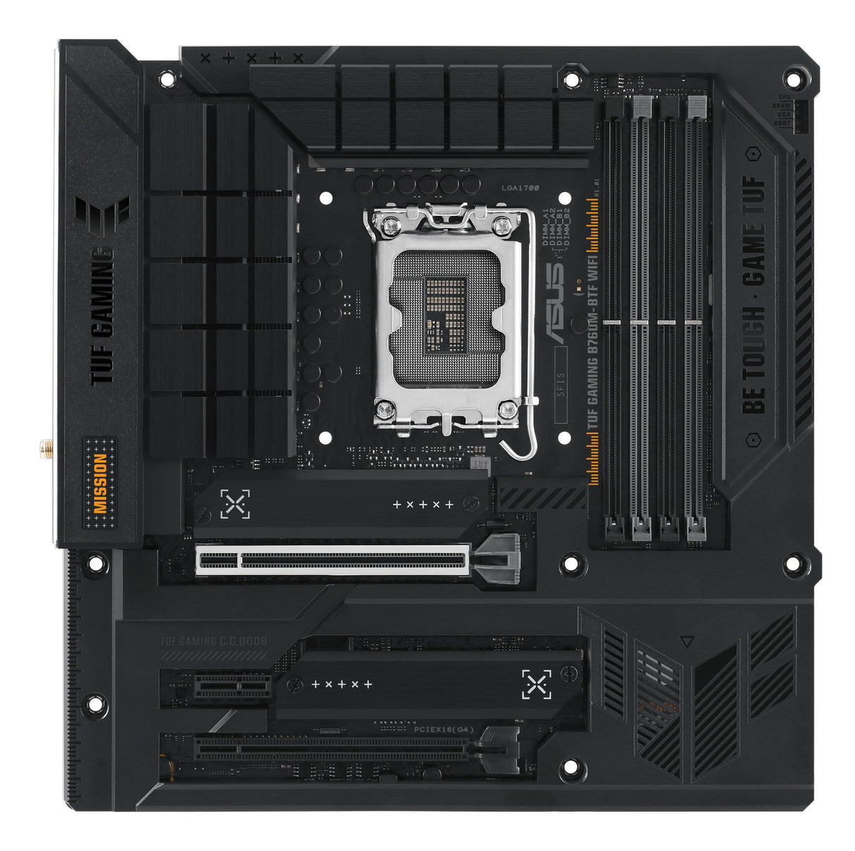 ASUS TUF GAMING B760M-BTF WIFI Intel B760 LGA 1700 micro ATX