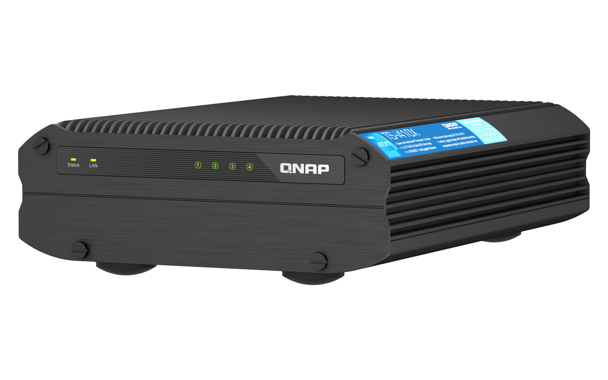 QNAP TS-I410X NAS Tower Intel Atom® x6425E 8 GB 0 TB QNAP QTS Black