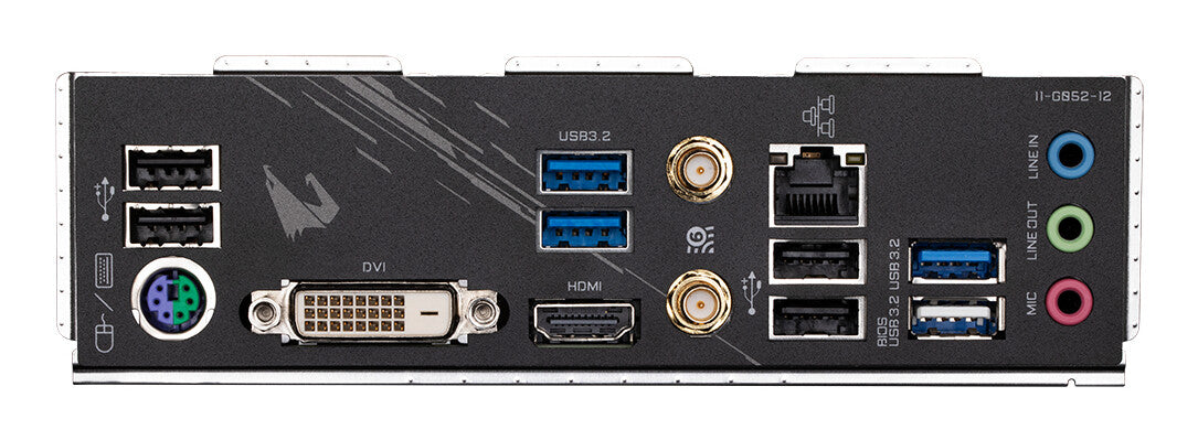 GIGABYTE B550M AORUS ELITE AX Motherboard - AMD Ryzen 5000 CPUs, 5+3 Phases VRM, up to 4733MHz DDR4, 1xPCIe 4.0 + 1xPCIe 3.0 M.2, Wi-Fi 6E, 1GbE LAN, USB 3.2 Gen 1