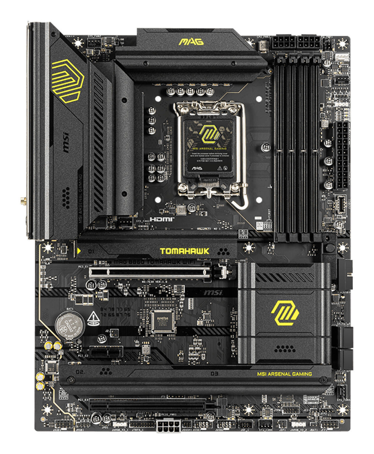 MSI MAG B860 TOMAHAWK WIFI motherboard Intel B860 LGA 1851 (Socket V1) ATX