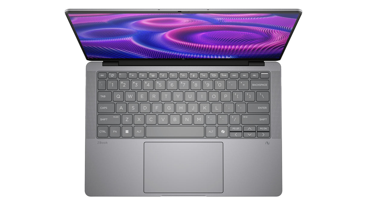 HP ZBook G1a AMD Ryzen Al Max 380 Mobile workstation 35.6 cm (14") WUXGA 16 GB LPDDR5x-SDRAM 512 GB SSD Wi-Fi 7 (802.11be) Windows 11 Pro Silver