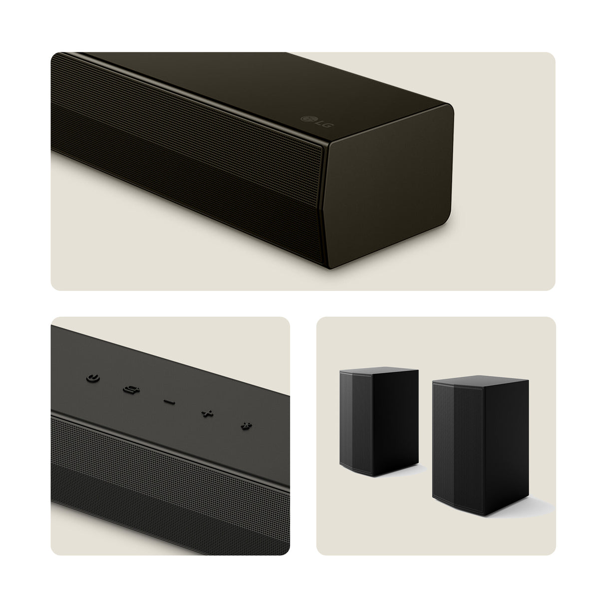 LG US40TR.DGBRLLK soundbar speaker Black 4.1 channels 400 W