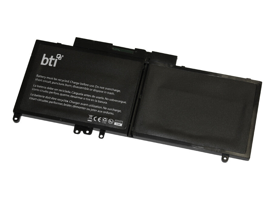 BTI Replacement Battery for Latitude E5450 E5550 replacing OEM part numbers G5M10 0G5M10 8V5GX VMKXM PF59Y 451-BBLK 451-BBLN // 7.4V 6460mAh 51Whr