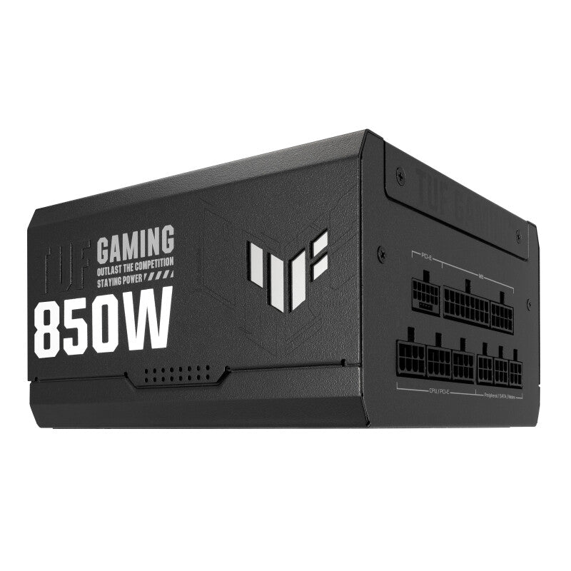Fuente de alimentación Asus TUF Gaming Gold de 850 W, totalmente modular, 80+ Gold, ventilador con doble rodamiento de bolas, ATX 3.0, PCIe 5.0
