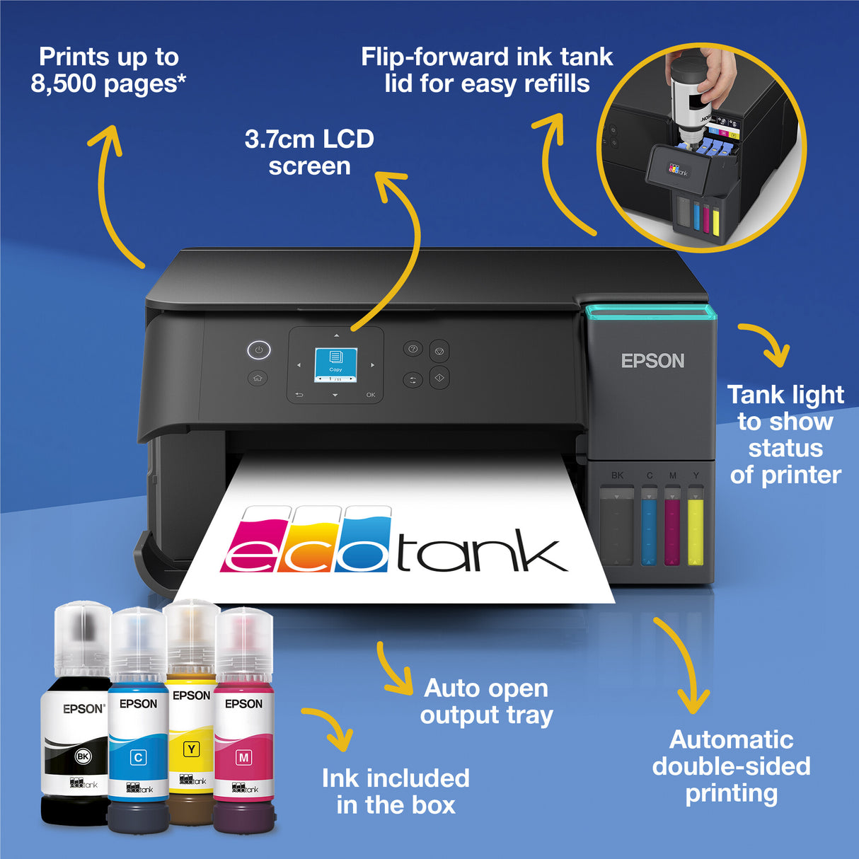 Epson EcoTank ET-2950 Inkjet A4 4800 x 1200 DPI 33 ppm Wi-Fi