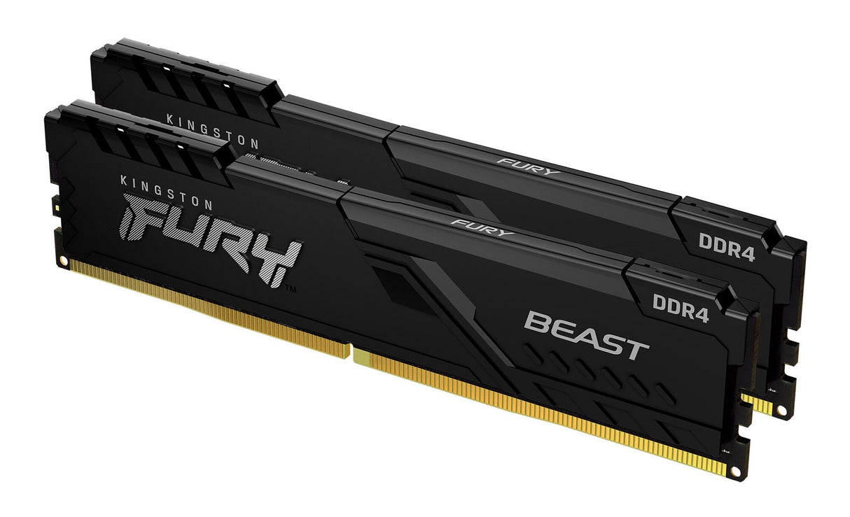 Kingston Fury Beast KF432C16BBK2/64 Mémoire système 64 Go, 3 200 MHz, (2 x 32 Go), DDR4, DIMM