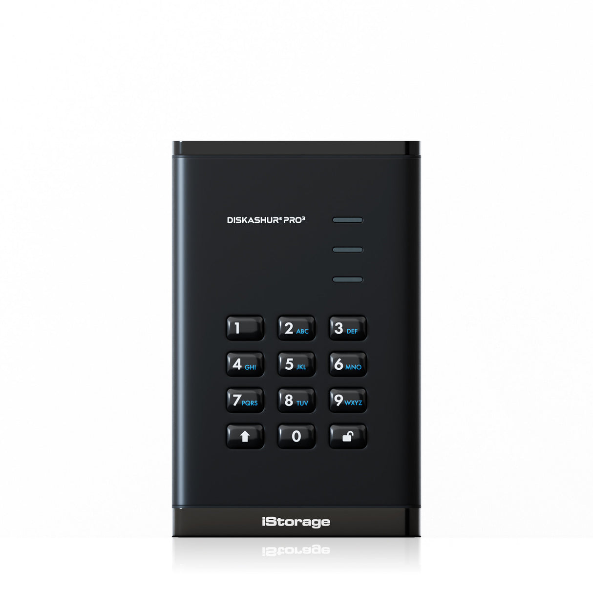 iStorage diskAshur PRO³ SSD 1TB | Secure Portable Solid State Drive |FIPS 140-3 Level 3 compliant | AES-XTS 256-bit Hardware Encryption | PIN protected | OS & Platform Independent |GDPR, TAA Compliant|Brute force hack defence | Dust/Water Resistant