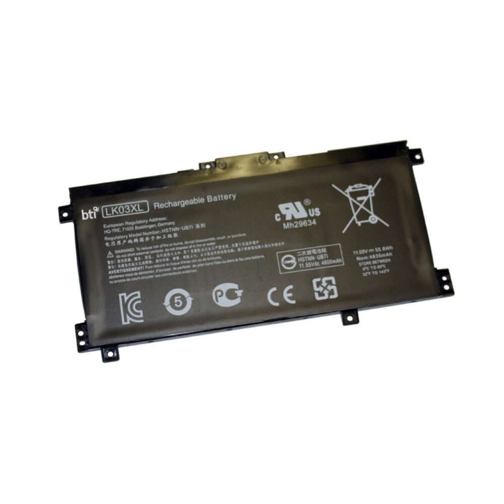 BTI 55.8 3 cell L09281-855 compatible battery for HP - COMPAQ ENVY X360 15T-CN000 15M-CN0012DX ENVY X360 15M-CN0011DX ENVY 15-BP101NE