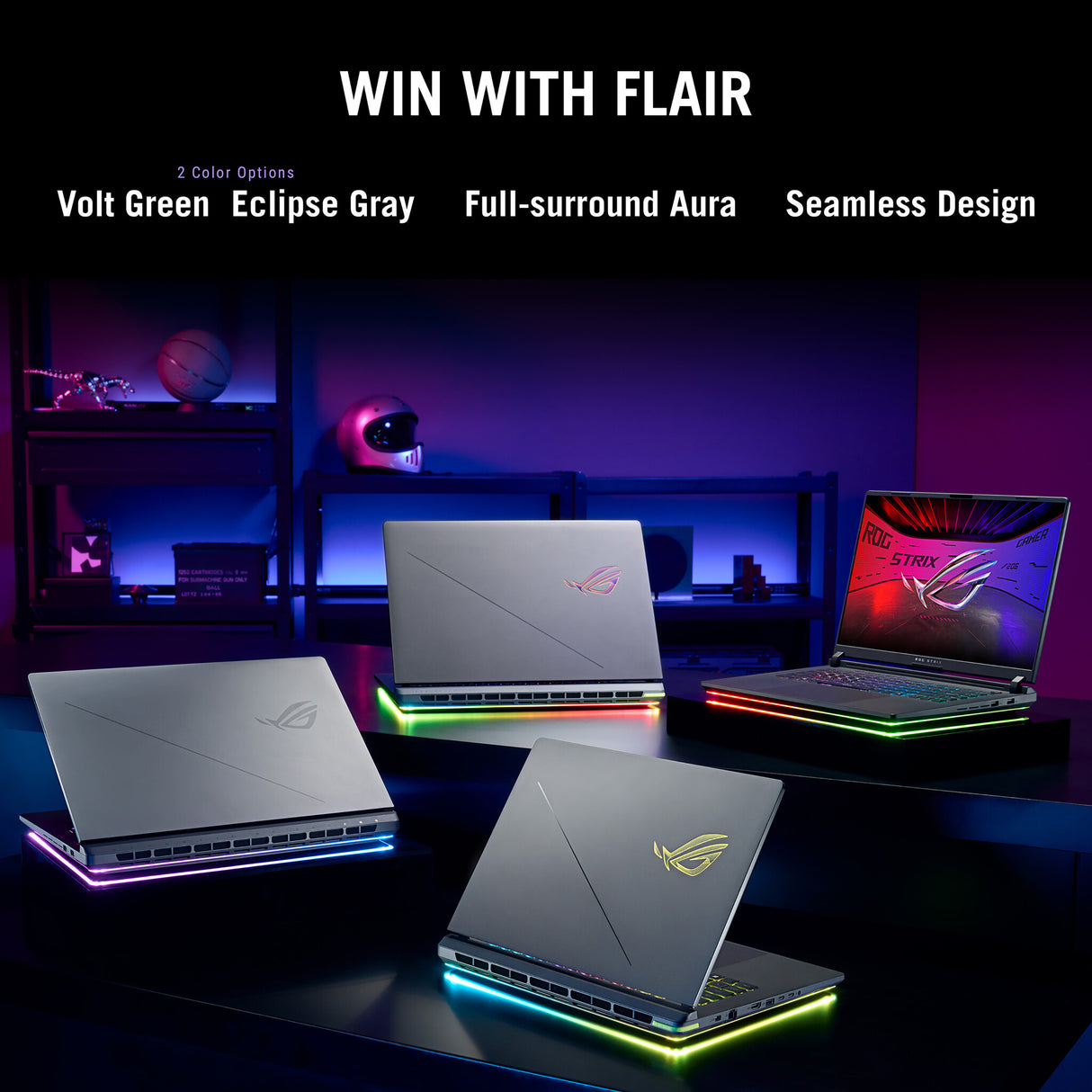 ASUS ROG Strix G16 G615LM-S5062W Intel Core Ultra 9 275HX Laptop 40.6 cm (16") WQXGA 32 GB DDR5-SDRAM 1 TB SSD NVIDIA GeForce RTX 5060 Wi-Fi 7 (802.11be) Windows 11 Home Black, Grey