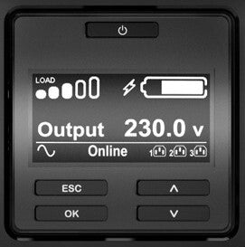 APC Smart-UPS On-Line SRT1500RMXLI-NC - 1500VA, 6x C13 output, rack mountable, NMC