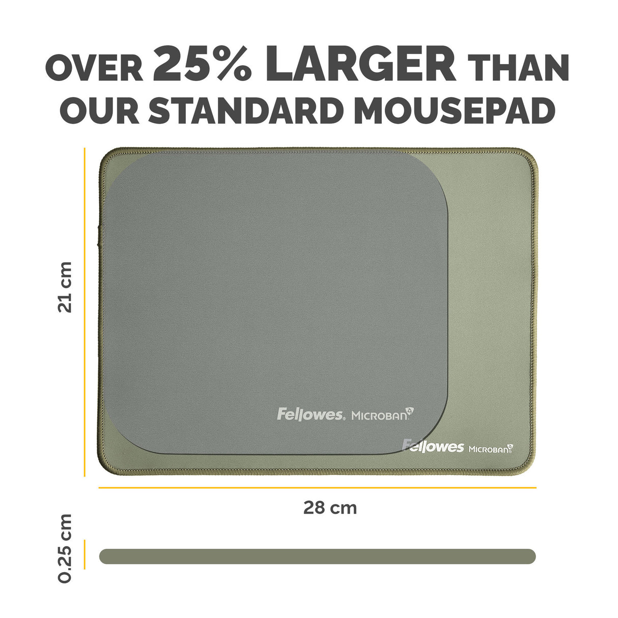 Fellowes Breyta (New) XL Mousepad Sage
