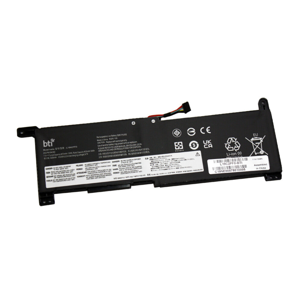 BTI L19M2PF0 compatible 34Wh 2-cell battery for LENOVO IdeaPad 1 14ADA05 IDEAPAD SLIM 1