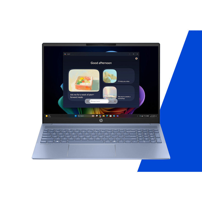 HP OmniBook 5 NGAI OmniBook 5 Next Gen AI 16-ag1009na Copilot+ PC AMD Ryzen™ AI 5 340 Laptop 40.6 cm (16") 2K 16 GB LPDDR5x-SDRAM 1 TB SSD Wi-Fi 6 (802.11ax) Windows 11 Home Blue