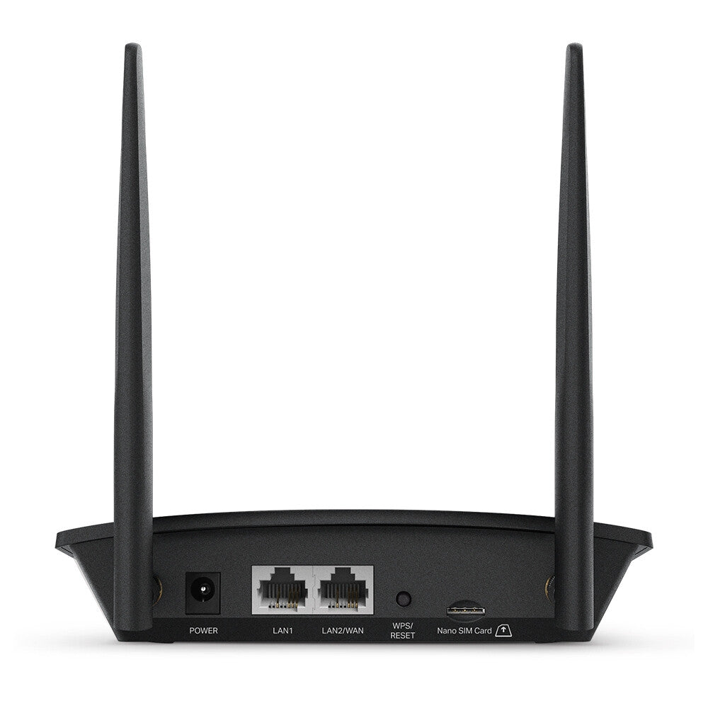 TP-Link TL-MR100 wireless router Fast Ethernet Single-band (2.4 GHz) 4G Black