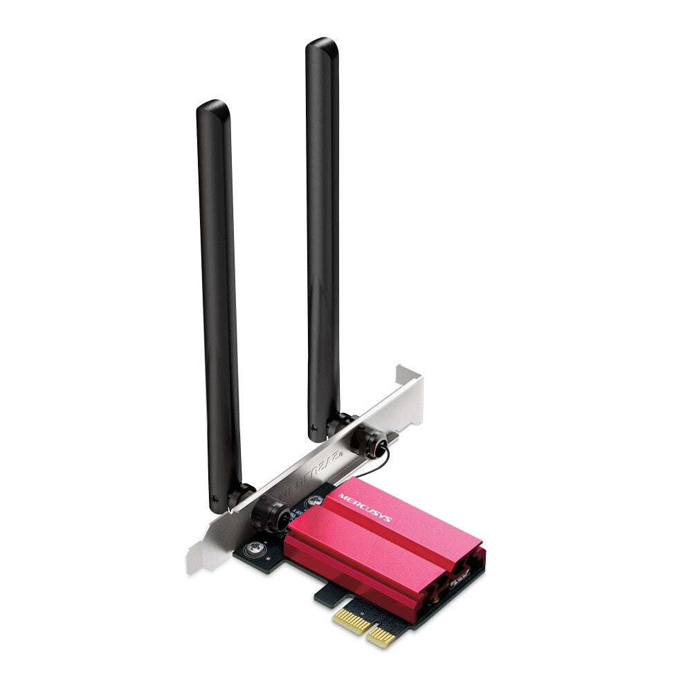 Mercusys (MA86XE) AXE5400 Adaptador PCI Express de tres bandas Wi-Fi 6E, Bluetooth 5.2