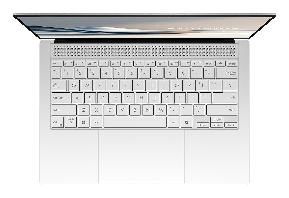 ASUS Zenbook S14 UX5406SA-PZ169W Copilot+ PC Intel Core Ultra 7 258V Laptop 35.6 cm (14") Touchscreen 3K 32 GB LPDDR5x-SDRAM 1 TB SSD Wi-Fi 7 (802.11be) Windows 11 Home White