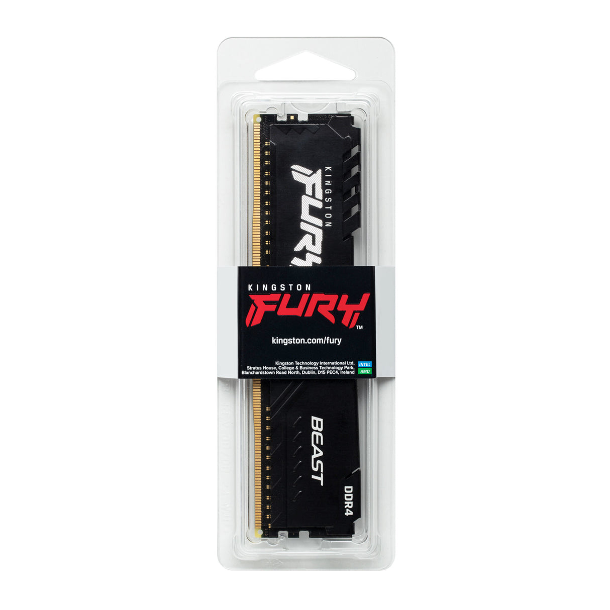 Mémoire système Kingston Fury Beast 8 Go DDR4 CL16 DIMM 3 200 MHz
