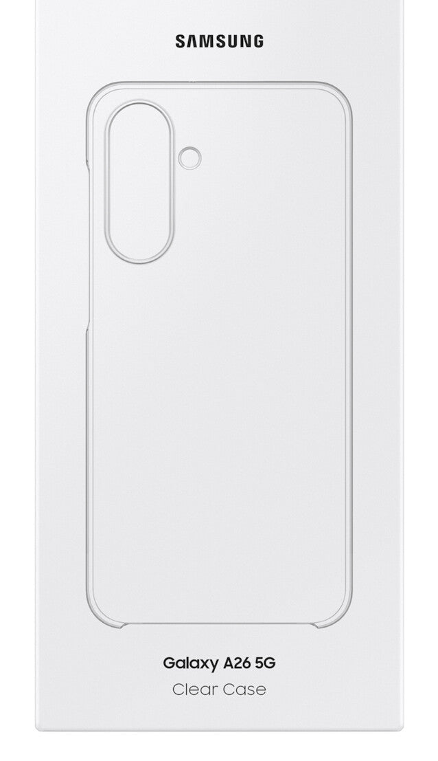 Samsung EF-QA266 mobile phone case 17 cm (6.7") Cover Transparent