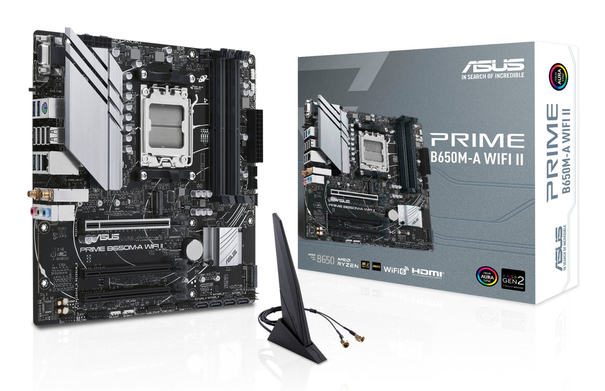 ASUS PRIME B650M-A WIFI II AMD B650 Socket AM5 micro ATX