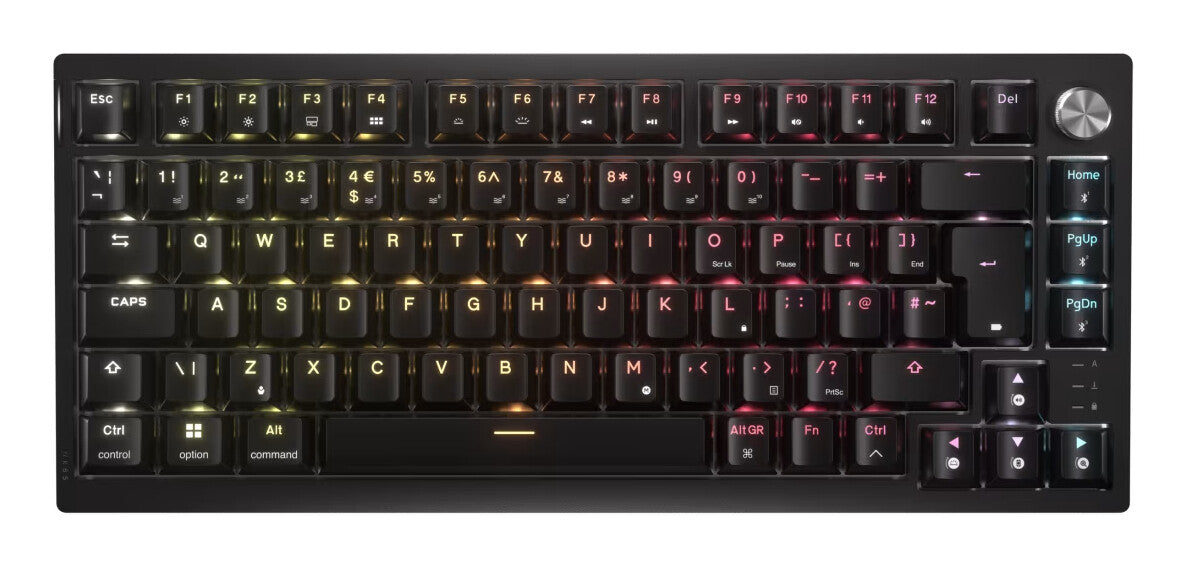 Corsair K65 PLUS WIRELESS keyboard Gaming RF Wireless QWERTY UK English Black