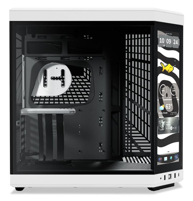 HYTE Y70 Touch Infinite Midi Tower Black, White