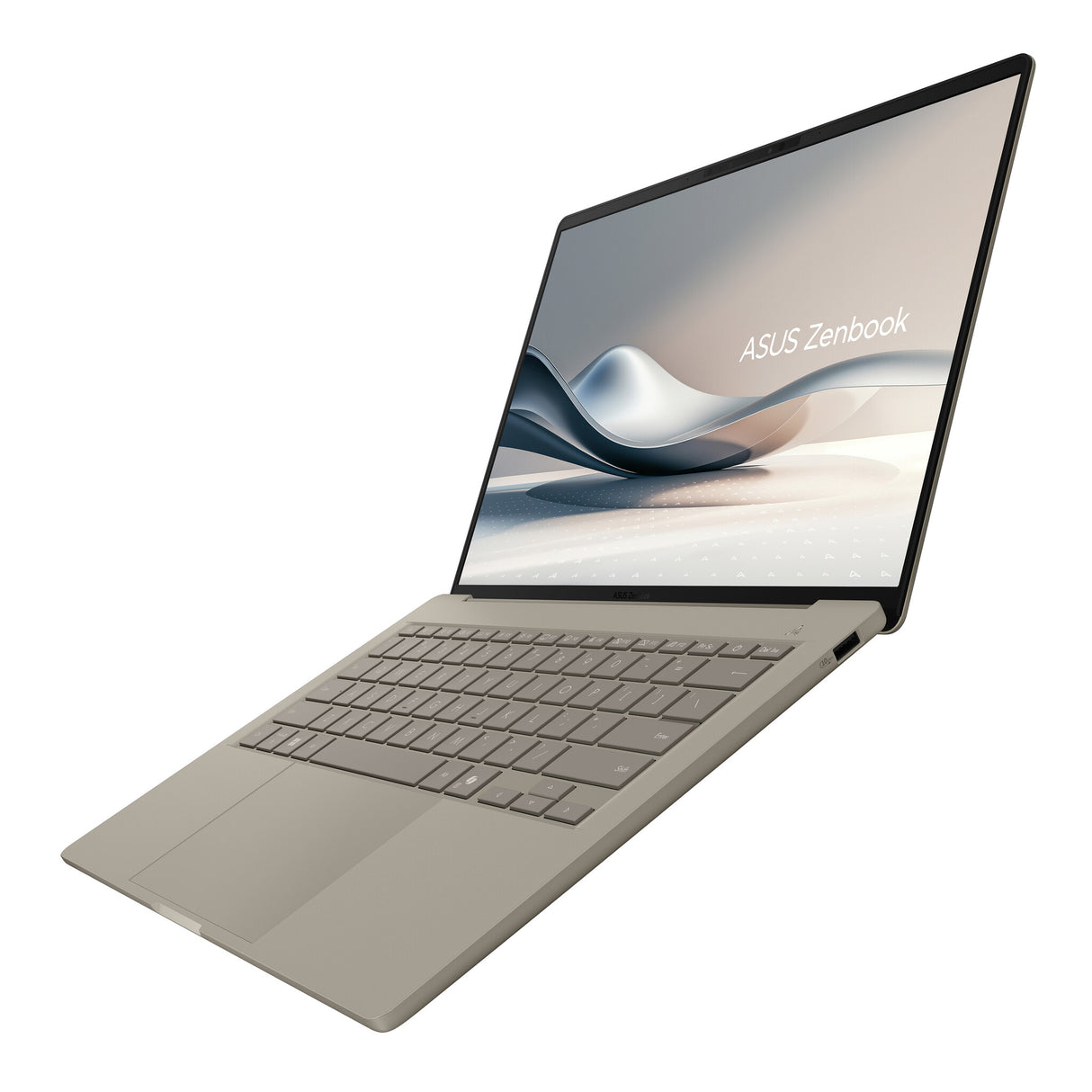 ASUS Zenbook A14 UX3407QA-QD244W Copilot+ PC Snapdragon X1-26-100 Laptop 35.6 cm (14") WUXGA 16 GB LPDDR5x-SDRAM 1 TB SSD Wi-Fi 6E (802.11ax) Windows 11 Home Beige