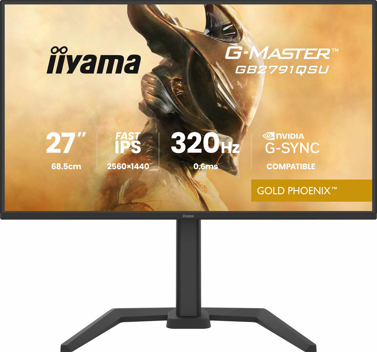 iiyama G-MASTER GB2791QSU-B1 computer monitor 68.6 cm (27") 2560 x 1440 pixels Wide Quad HD Black