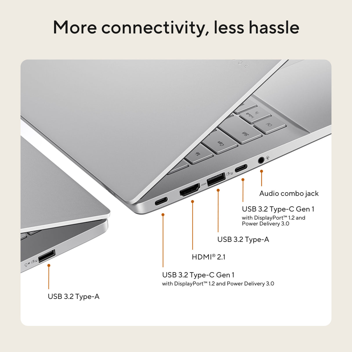 ASUS Vivobook S 14 M3407HA-LY008W AMD Ryzen™ 5 220 Laptop 35.6 cm (14") WUXGA 16 GB DDR5-SDRAM 512 GB SSD Wi-Fi 6 (802.11ax) Windows 11 Home Silver