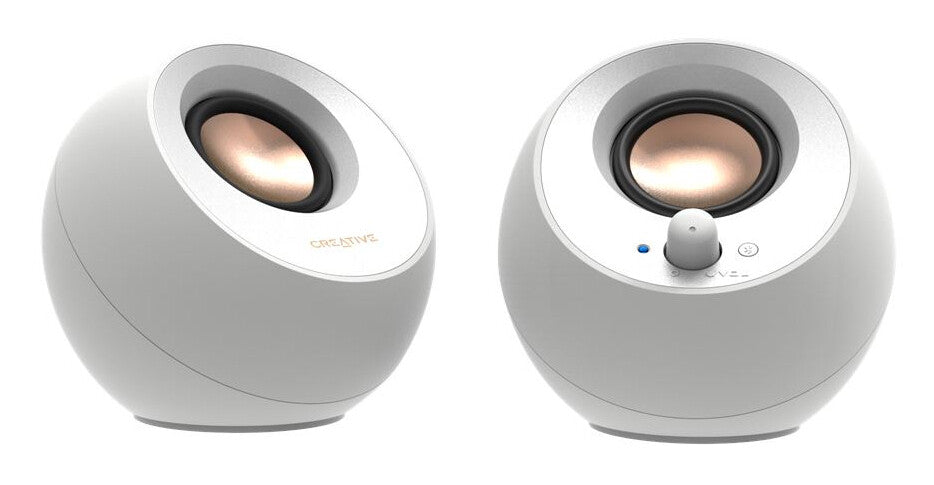 Creative Labs Pebble V3 White Wired & Wireless 10 W