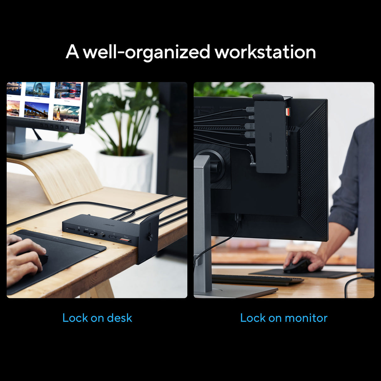 ASUS Triple 4K Thunderbolt 4 Dock DC500 Wired Black
