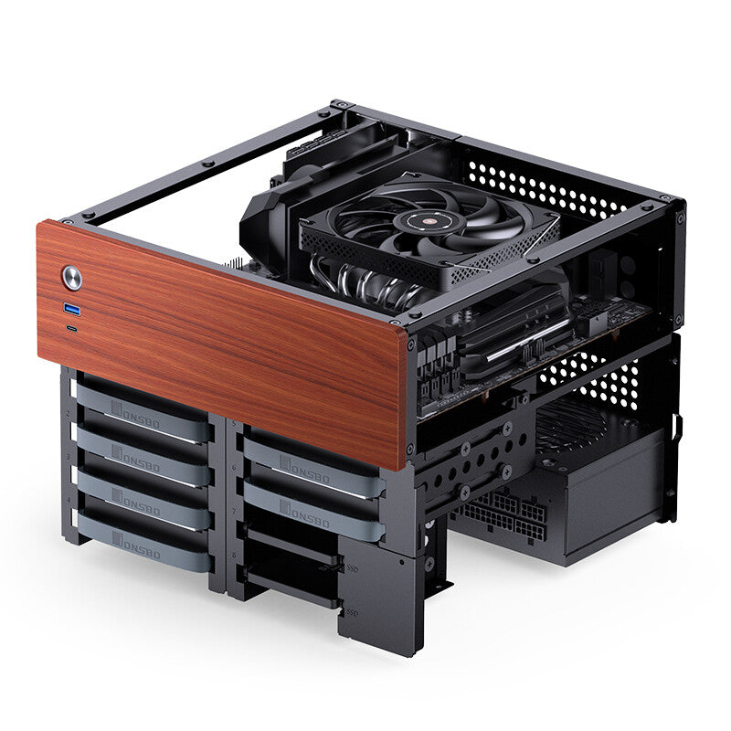 Jonsbo N4 Black Micro Tower