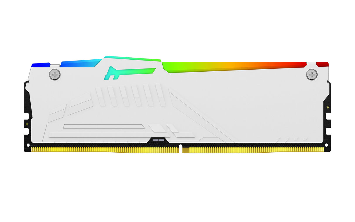 Kingston Technology FURY Beast 32GB 6400MT/s DDR5 CL32 DIMM White RGB XMP