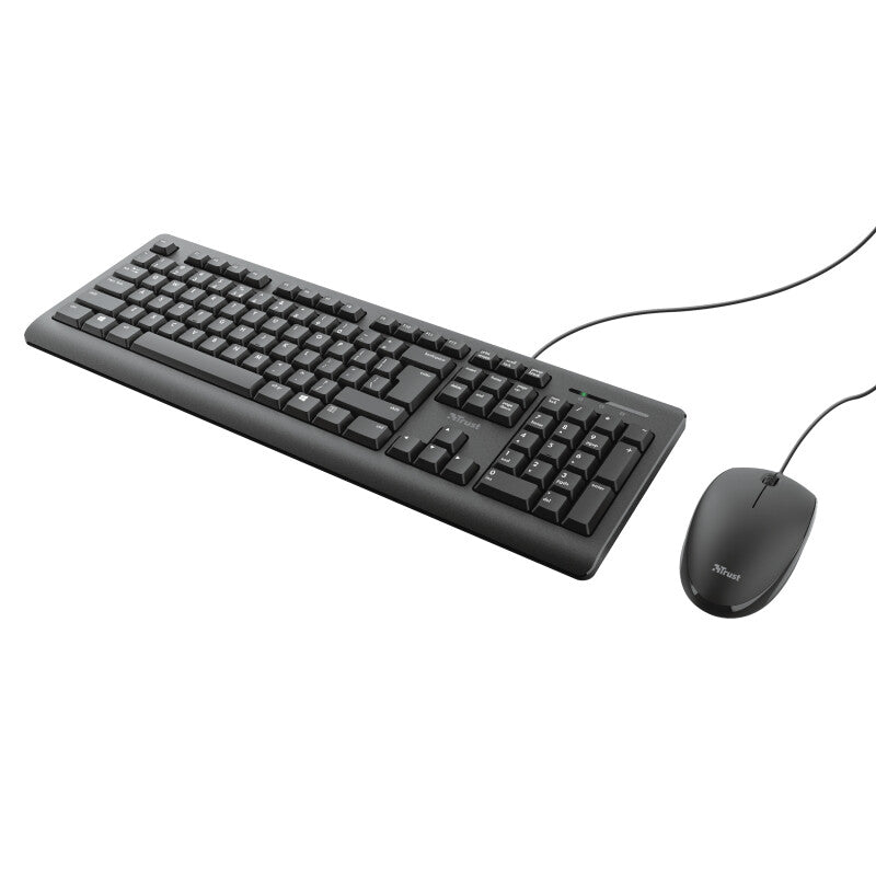 Trust Primo keyboard Mouse included Universal USB QWERTY English Black