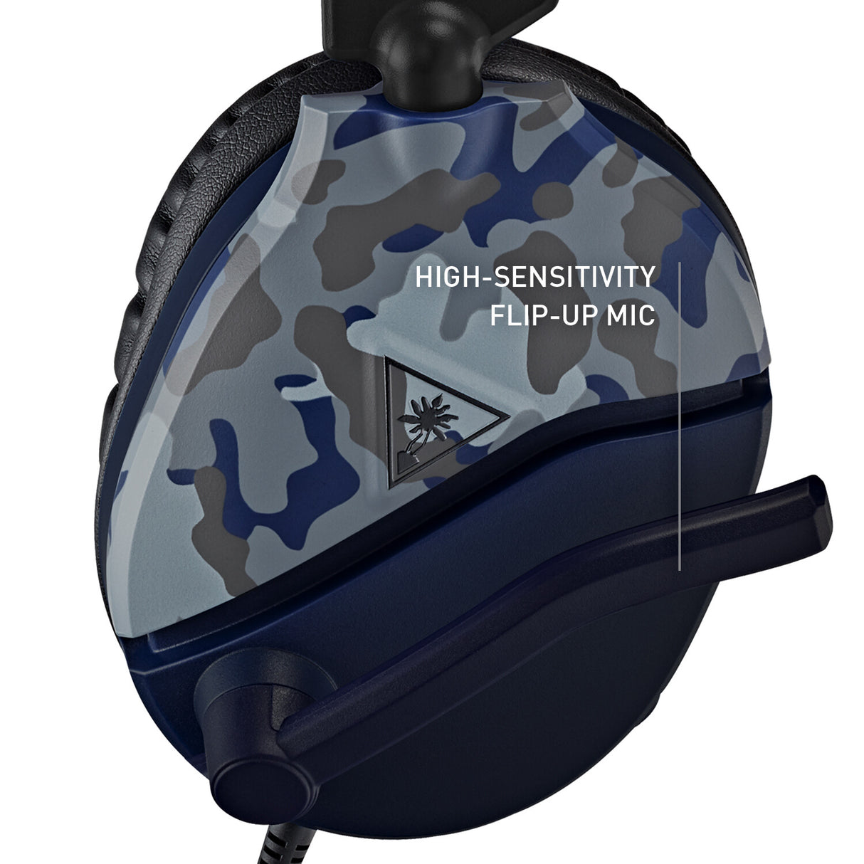 Turtle Beach Recon 70 Camo Blue Wired Multiplatform Gaming Headset for PS5, PS4, Xbox Series X or S, Xbox One and Mobile with 3.5mm Wired Connection, Flip-to-Mute Mic, 40mm Speakers