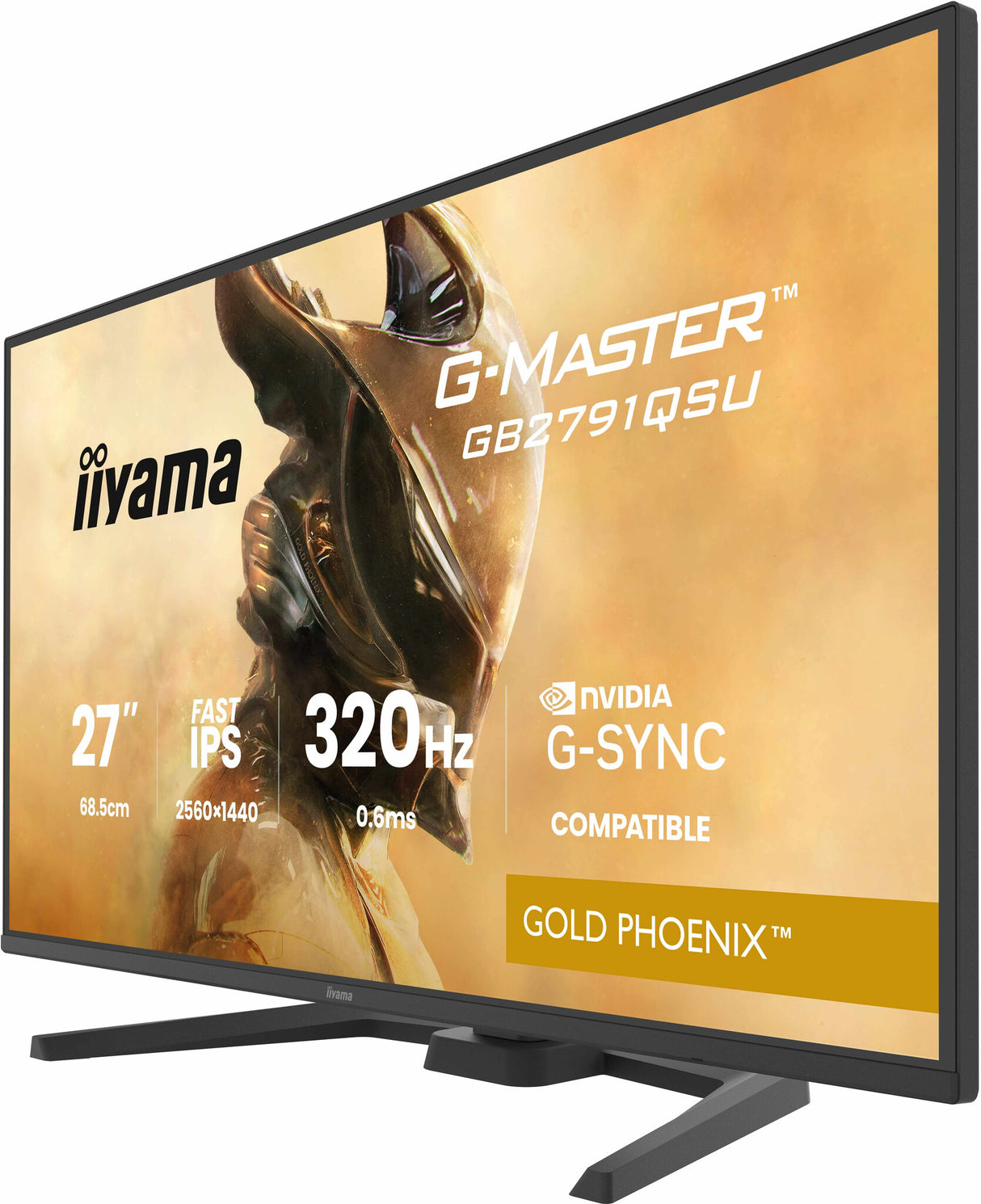 iiyama G-MASTER GB2791QSU-B1 computer monitor 68.6 cm (27") 2560 x 1440 pixels Wide Quad HD Black